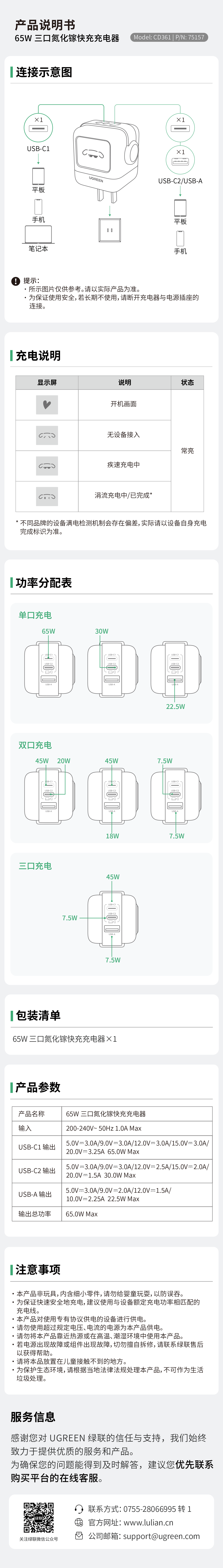 65W���ڵ����ؿ��������������ʾ����֧��˫��/�������ܹ��ʷ���